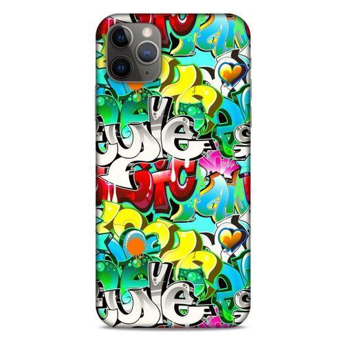 Graffitix (13) Desenli Silikon Kapak Apple Iphone 11 Pro Max Kılıf