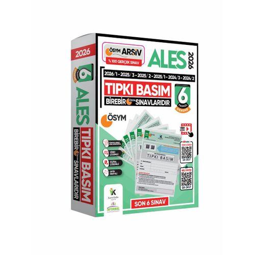 2026 ALES ÖSYM Tıpkı Basım Çıkmış Soru 6lı Deneme Paketi PDF/Video Çözümlü Türkiye Geneli