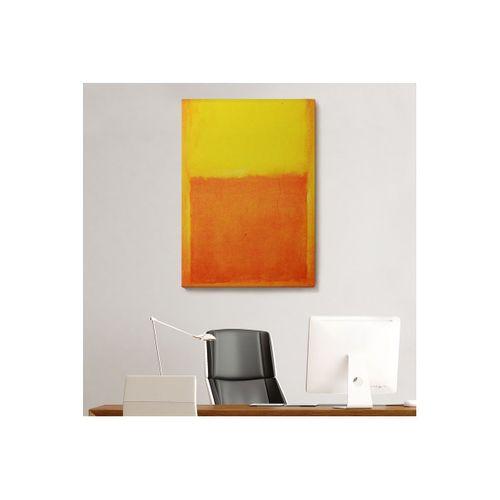 Mark Rothko Turuncu Sarı Eseri Kanvas Duvar Tablosu-5107