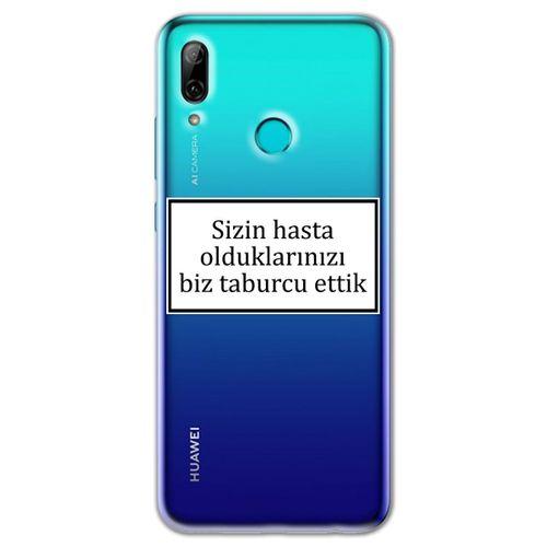 Huawei P Smart 2019 Kılıf HD Yazı Baskılı Silikon Arka Kapak - Yazı 1