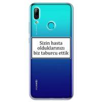 Huawei P Smart 2019 Kılıf HD Yazı Baskılı Silikon Arka Kapak - Yazı 1