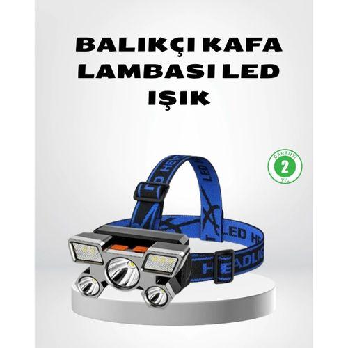 Şarj Edilebilir Led Kafa Feneri – 4 Işık Modu, Ipx5 Su Geçirmez, Hareket Sensörlü