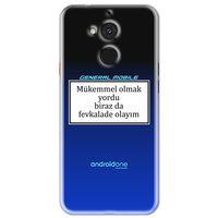 General Mobile GM 8 Kılıf HD Yazı Baskılı Silikon Arka Kapak - Yazı 12