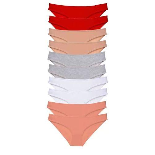 10 Adet Süper Eko Set Likralı Kadın Slip Külot 505