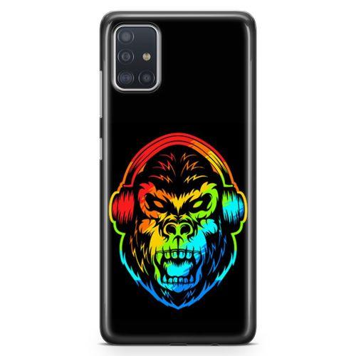 Samsung Galaxy A51 Kılıf Goril Colorful Arka Kapak Koruma Desenli Full Koruyucu