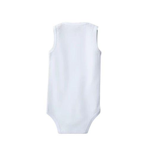 Beyaz Askılı Body Zıbın 7-12 YAŞ Çocuklar İçin (1 ADET) Alttan Çıtçıtlı Özel Gereksinimli-D