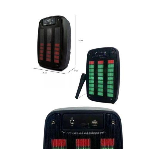 Bluetooth Hoparlör Taşınabilir Şarjlı Işıklı Büyük Boy Yüksek Ses Kaliteli