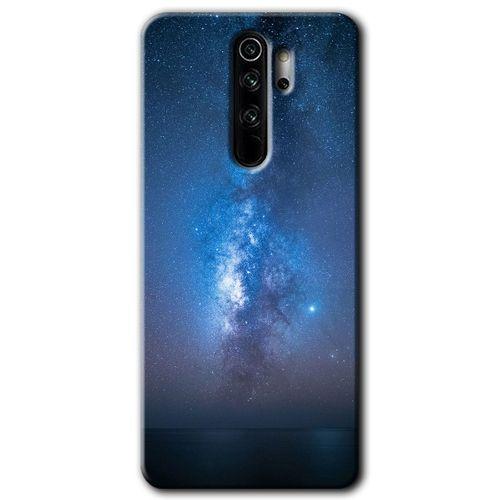 MRCİLETİSİM Xiaomi Redmi Note 8 Pro Kılıf Kapak - Samanyolu +Hayalet Ekran Yandan Gözükmez