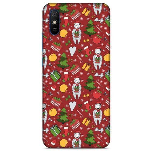 Yılbaşı Süsleri 45 Xiaomi Redmi 9A Kılıf Silikon Kapak