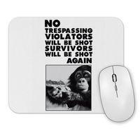 Macaco Atirador Branca Mouse Pad