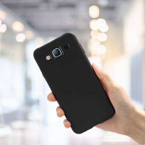 SAMSUNG J7 2015  RUBBER SİLİKON KILIF SİYAH