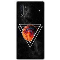 Potkal Hediye Fabrikası Samsung Galaxy Note 10 Kılıf HD Desen Baskılı Arka Kapak - Kızıl Gezegen