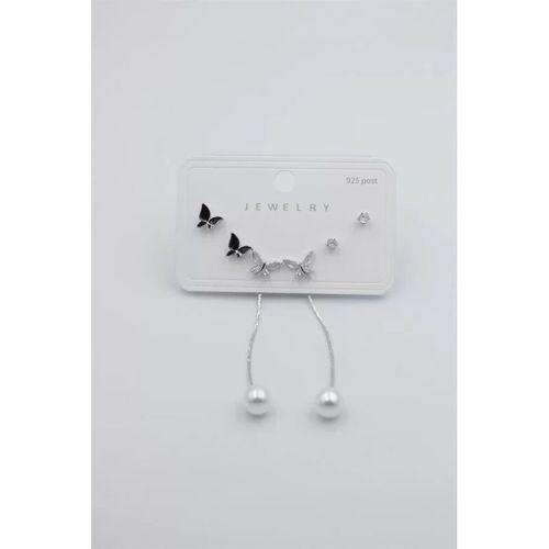 Çoklu Set Küpe - Gümüş