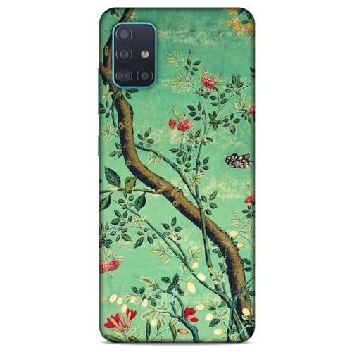 Samsung Galaxy A51 Uyumlu Kılıf Yeşil Delisi (28) Arka Kapak Zümrüt yeşili