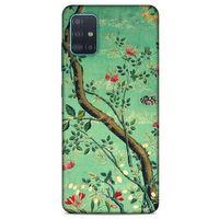 Samsung Galaxy A51 Uyumlu Kılıf Yeşil Delisi (28) Arka Kapak Zümrüt yeşili