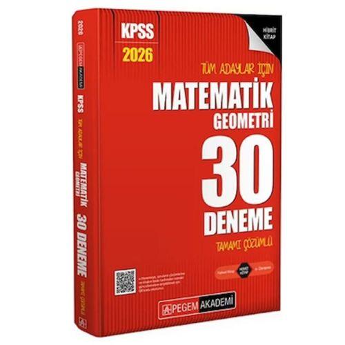 Pegem Akademi Kpss Matematik Geometri 30 Deneme