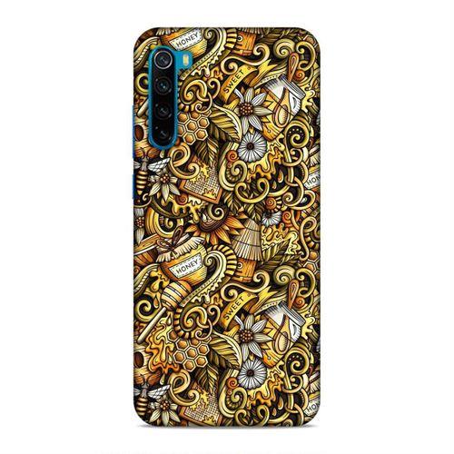Xiaomi Redmi Note 8T Kılıf Honey Doodle Arka Kapak Silikon Koruma Full Koruyucu