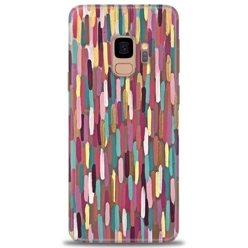 Samsung Galaxy S9 Kılıf HD Baskılı Kılıf - Renk Renk + Tam Ekran Koruyucu