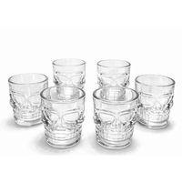 6'lı Cam Kurukafa Bardak Seti Alk5116