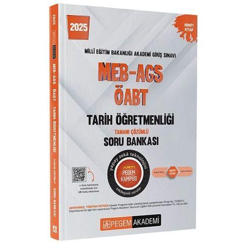 2025 ÖABT Tarih Öğretmenliği Soru Bankası Çözümlü Pegem Yayınları