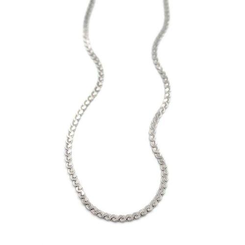 Ezme Zincir Sonsuzluk Kolye - Gümüş