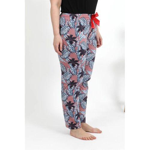 Kadın Pamuklu Büyük Beden Alt Pijama Somon