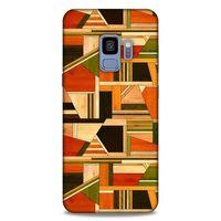 Lopard Samsung Galaxy S9 Uyumlu Kılıf Wood'X (45) Liquid Air Kılıf Baskılı