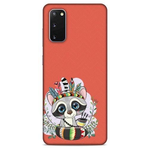 Animax Kızılderili Rakun Samsung Galaxy S20 Kılıf Desenli Silikon