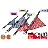 Karlıe Deri Bandanalı Boyun Tasma 42cm Mavi