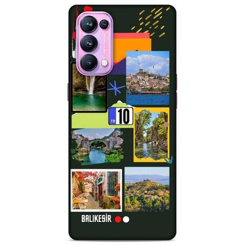 Lopard Oppo Reno 5 Pro 5G Uyumlu Kılıf Şehirli ※ (10) Balıkesir Full Koruma Kılıfı