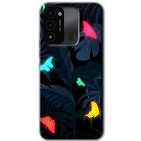 Tecno Spark 8C Kılıf HD Desen Baskılı Arka Kapak - Lighter Butterfly