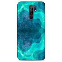 Xiaomi Redmi 9 Kılıf Pastel Renkler (6) Silikon Kılıf Mavi Yeşil