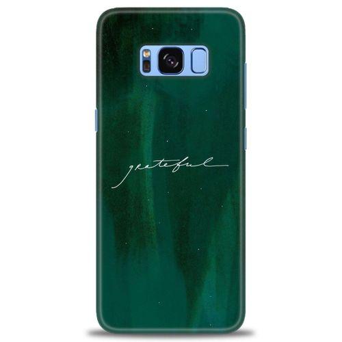 Samsung Galaxy S8 Kılıf HD Baskılı Kılıf - Grateful + Tam Ekran Koruyucu