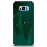 Samsung Galaxy S8 Kılıf HD Baskılı Kılıf - Grateful + Tam Ekran Koruyucu