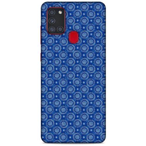 Samsung Galaxy A21s Uyumlu Kılıf Mavi Delisi (39) Liquid Crystal Kılıf Yerel
