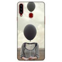 Lopard Samsung Galaxy A20s Uyumlu Kılıf Manipülasyon ☻ (30) Silicone Case Desenli