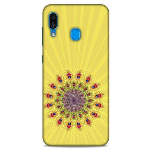 Samsung Galaxy A30 Kılıf Desenli Özel Seri Tüyler (20) Koruyucu Kılıf