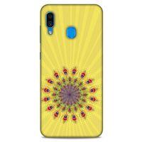Samsung Galaxy A30 Kılıf Desenli Özel Seri Tüyler (20) Koruyucu Kılıf