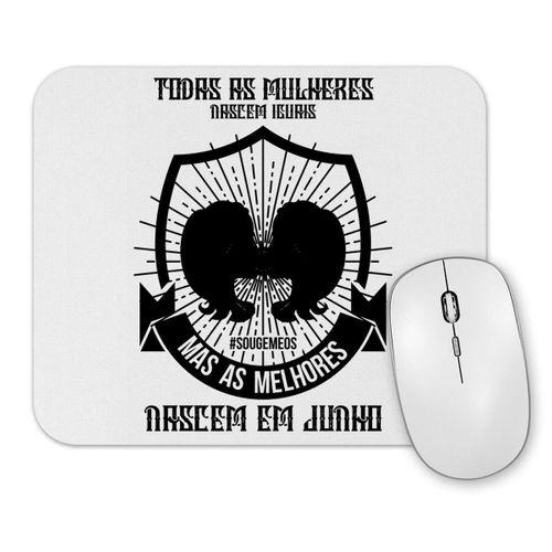 Gêmeos Preta Junho Feminino Mouse Pad