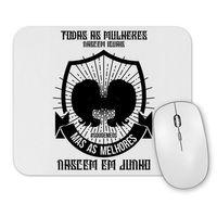 Gêmeos Preta Junho Feminino Mouse Pad