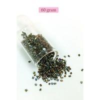 Kesme Cam Boncuk 2mm - 60 Gram - Asker Yeşili - BNC388