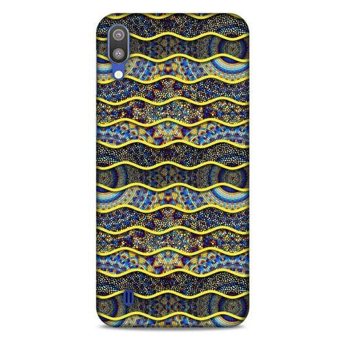 Samsung Galaxy M10 Kılıf Baskılı Özel Seri Taşlı (39) Liquid Crystal Kılıf