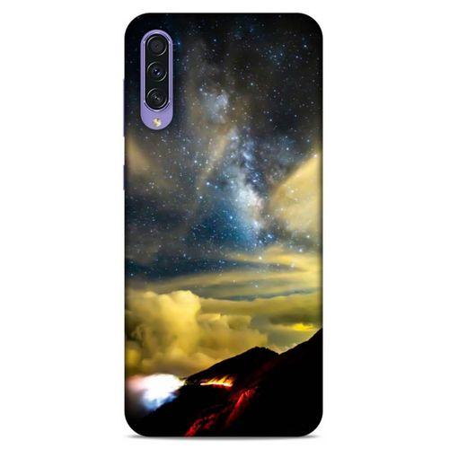Lopard Samsung Galaxy A50s Uyumlu Kılıf Gece'S (17) Tasarım Kılıf Sarı