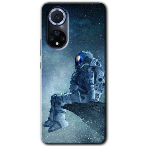 Huawei Nova 9 Kılıf HD Desen Baskılı Arka Kapak - Astronot Yalnızlığı