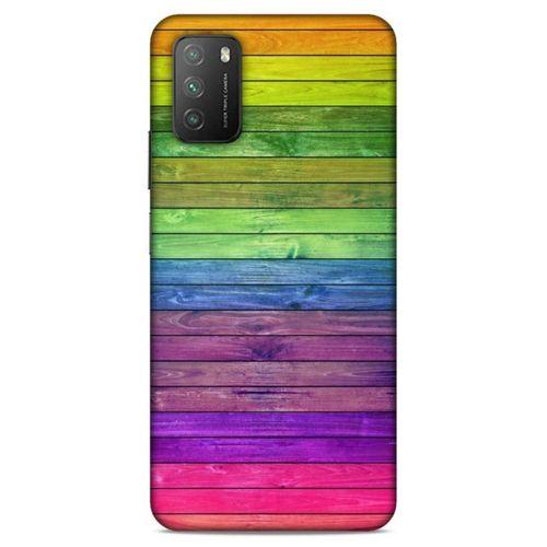 Lopard Xiaomi Poco M3 Uyumlu Kılıf Wood'X (26) Tpu Silikon Kılıf Desenli