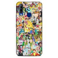 General Mobile GM 10 Uyumlu Kılıf Rick And Morty (36) Glitter Kılıf Cop Morty