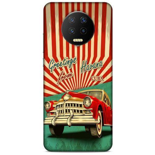 Lopard İnfinix Note 7 Uyumlu Kılıf Retro (12) Koruyucu Silikon