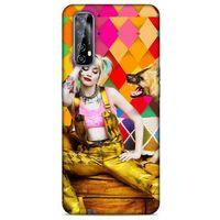 Realme 7 Uyumlu Kılıf Harley Quinn (34) Slim Armor Kılıf Lavanta galibarda
