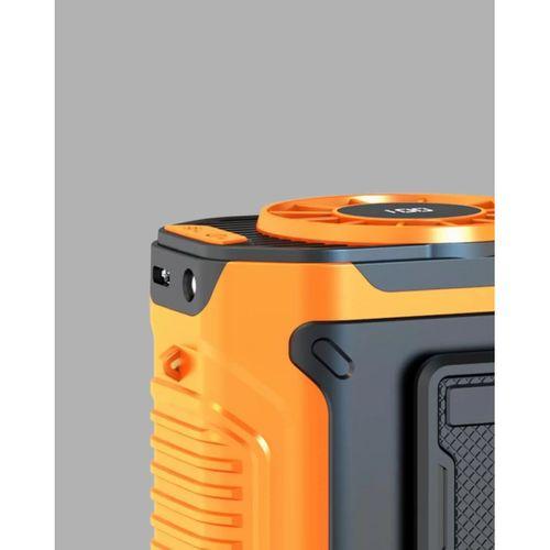 Dijital Ekranlı Turbo Mini Fan – 3 Kademeli Hız, Sessiz Çalışma Ve Type-c Şarj