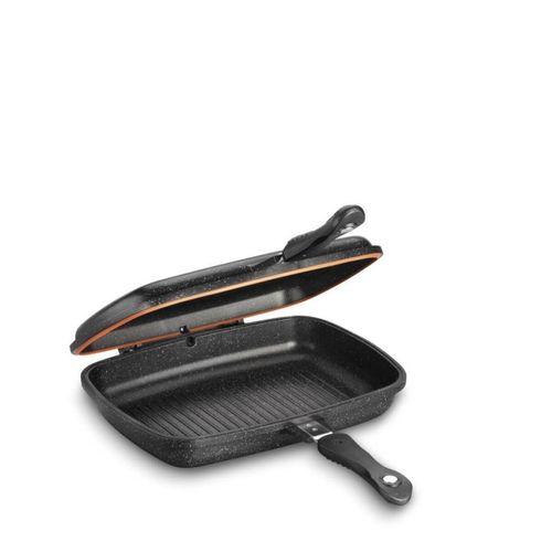 Korkmaz A1469 Duplo Kapaklı Balık Tava 34 Cm 2,5 Litre
